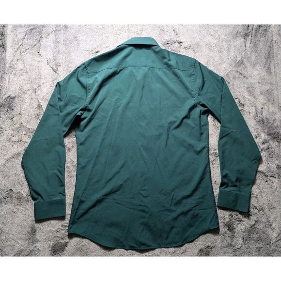 Tom Baine Long Sleeve Button Up Holiday Collection Shirt Men's Size Large Green - Picture 8 of 10